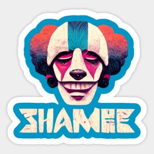 Shamee The Clown Faced Thriller Here's The Teal Berry Pie Ltd Variant Sticker